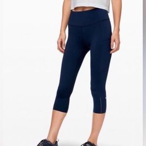 Lululemon Fast and Free Leggings Cropped *21 in*